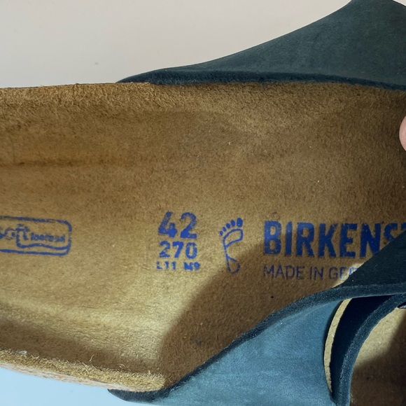 Birkenstock Women’s Florida Sandal Black-Blue Size 42 - Picture 7 of 9